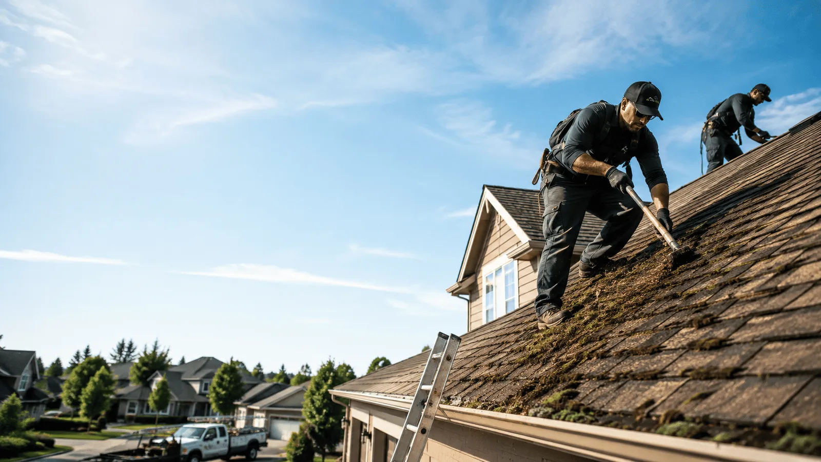 Roof Moss Removal in Fork, MD near me
